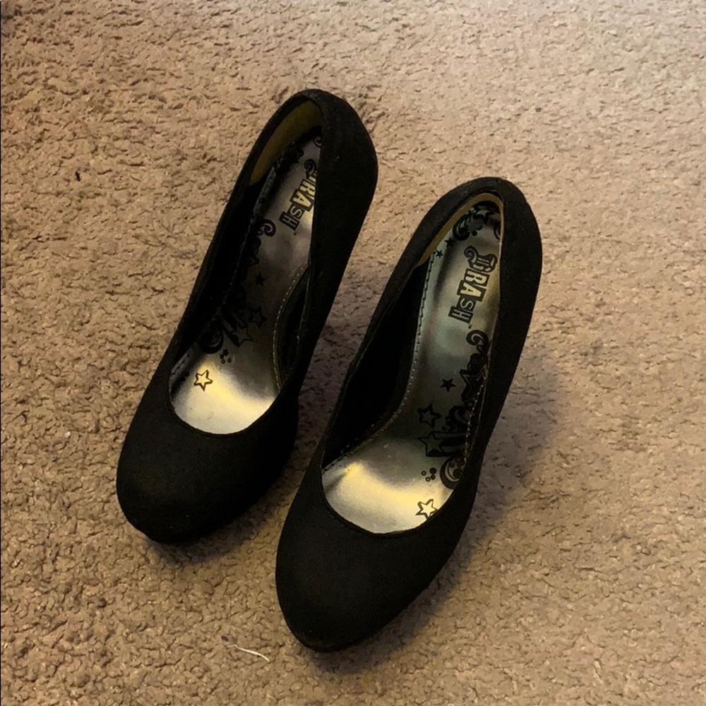 Brash Black 5 inch High Heels Size 5